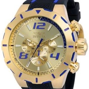 MEN'S 20107  S1 RALLY QUARTZ  Gold Face Blue Band